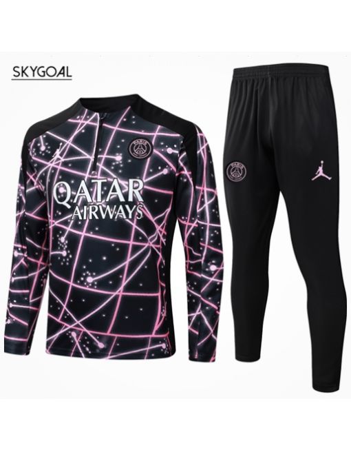 Survetement Psg 2025/26 Black Starry Sky Half Zipper