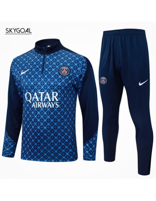 Survetement Psg 2025/26 Blue Half Zipper