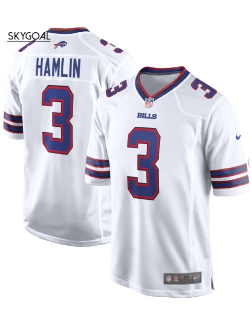 Damar Hamlin Buffalo Bills Nike Game Jersey - White