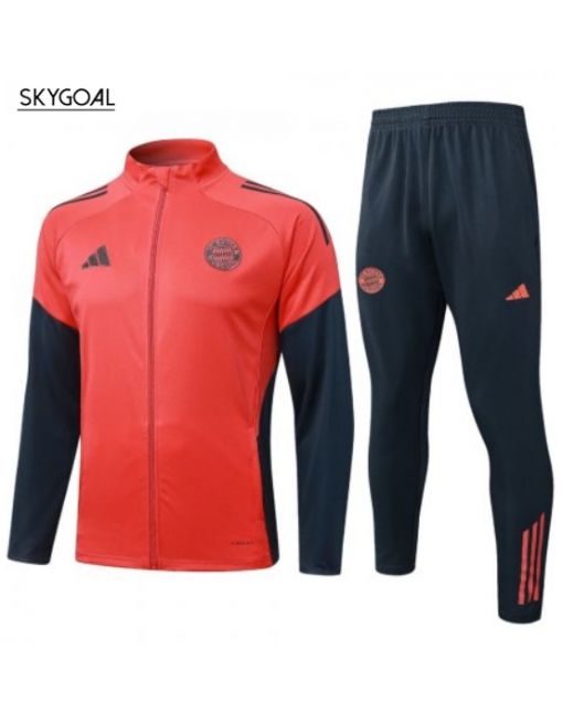 Survetement Bayern Munich 2025/26-red Cremallera Larga）