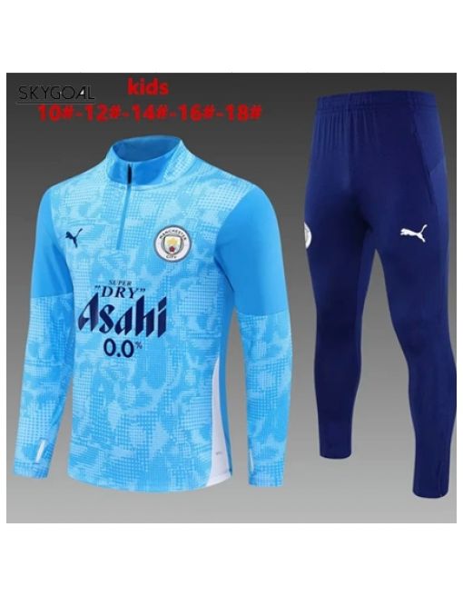 Survetement Manchester City 2025/26 Bule - Enfants