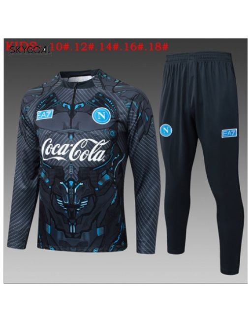 Survetement Napoli 2025/26 Black - Enfants