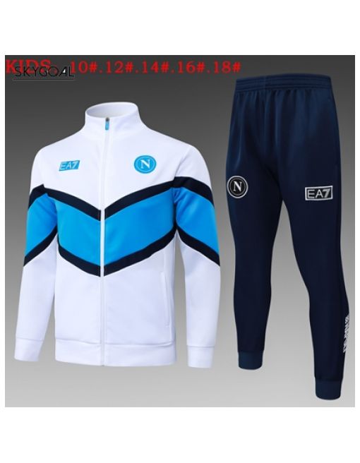 Survetement Napoli 2025/26 White - Enfants