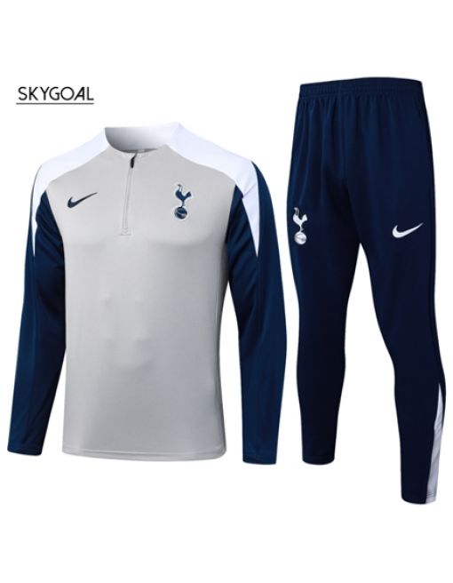 Survetement Tottenham Hotspur 2025/26- Gray Half Zipper