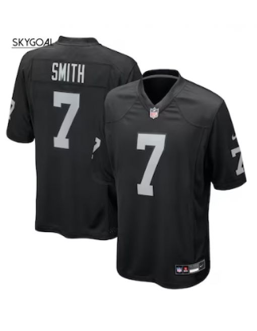 Geno Smith Las Vegas Raiders Nike Game Jersey - Black