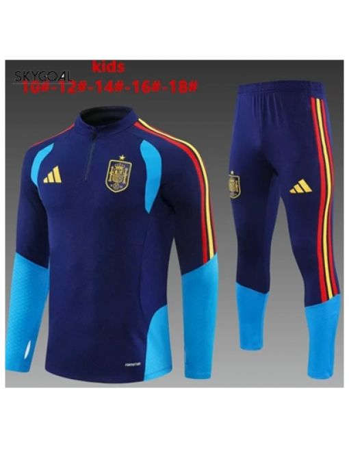 Survetement Espagne 2026 Dark Bule - Enfants