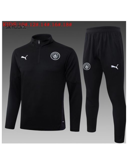 Survetement Manchester City 2025/26 Black Ii - Enfants