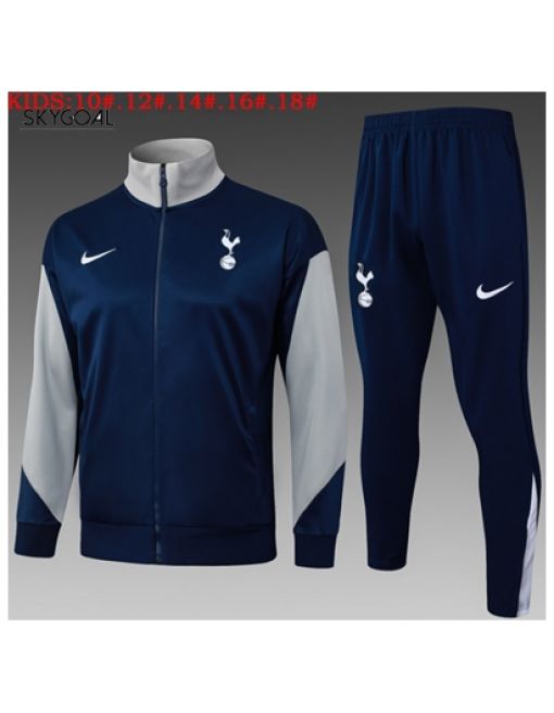 Survetement Tottenham Hotspur 2025/26 Bule Long Zipper - Enfants