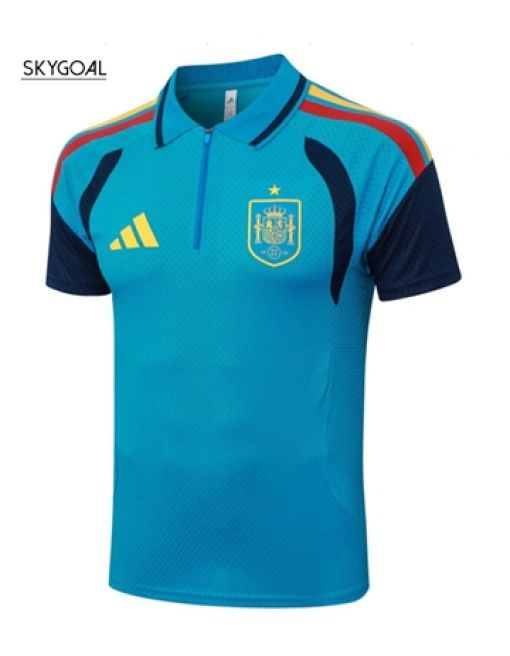 Polo Maillot Espagne 2026- - Authentic Bule）
