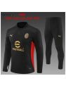 Survetement Ac Milan 2024/25 Black - Enfants