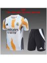 Kit Entrenamiento Real Madrid 2024/25 Blanco Con Amarillo-enfants