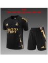 Kit Entrenamiento Real Madrid 2024/25 Negro Con Oro-enfants
