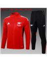 Survetement Arsenal 2025/26red Long Zipper - Enfants