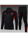 Survetement Bayern Munich 2025/26 Black Long Zipper - Enfants