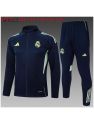Survetement Real Madrid 2025/26 Drak Bule Long Zipper - Enfants