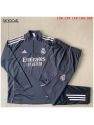 Survetement Real Madrid 2025/26 Gray Half Zipper - Enfants