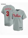 Bryce Harper Philadelphia Phillies Nike Road Limited Jersey - Gray