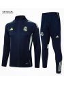 Survetement Real Madrid 2025/26-cyan Bule Cremallera Larga