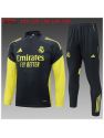 Survetement Real Madrid 2025/26 Gray With Yellow Half Zipper - Enfants