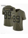 Brock Bowers Las Vegas Raiders Nike 2025 Salute To Service Limited Jersey - Olive