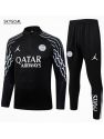 Survetement Psg 2025/26 Black Half Zipper