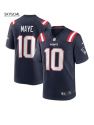 Drake Maye New England Patriots Nike Jersey - Navy