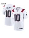 Drake Maye New England Patriots Nike Jersey - White