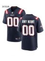 Nike New England Patriots Custom Game Jersey - Navy