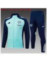 Survetement Arsenal 2025/26light Green Long Zipper - Enfants