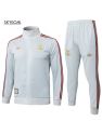 Survetement Flamengo 2025/26 - Light Gray Long Zipper