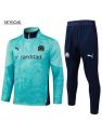 Survetement Olympique Marsella 2025/26- Green Half Zipper