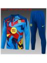 Survetement Fc Barcelona 2025/26 Light Bule Half Zipper - Enfants