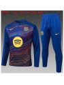 Survetement Fc Barcelona 2025/26 Navy Half Zipper - Enfants