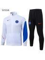 Survetement Psg 2025/26 White Long Zipper