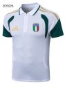 Polo Maillot Italie 2026- - Authentic White）