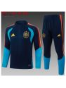 Survetement Espagne 2026 - Dark Bulehalf Zipper